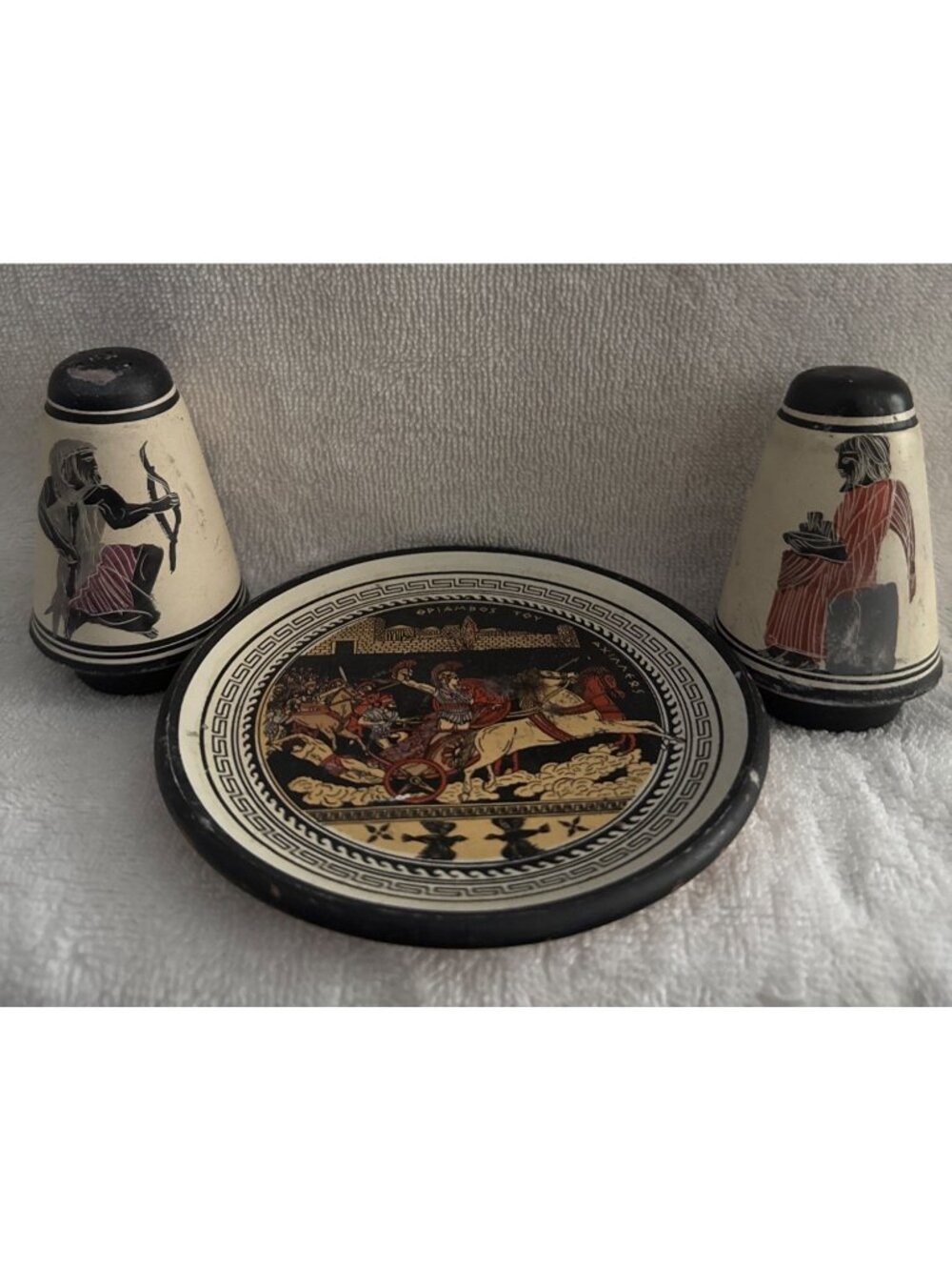 Novelty Salt & Pepper Shakers Greece Mythological Characters